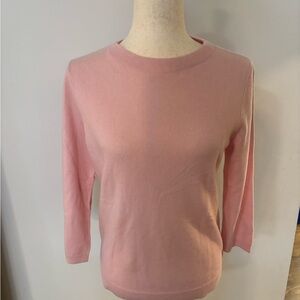 Talbots Pink Cashmere Women's Sweater